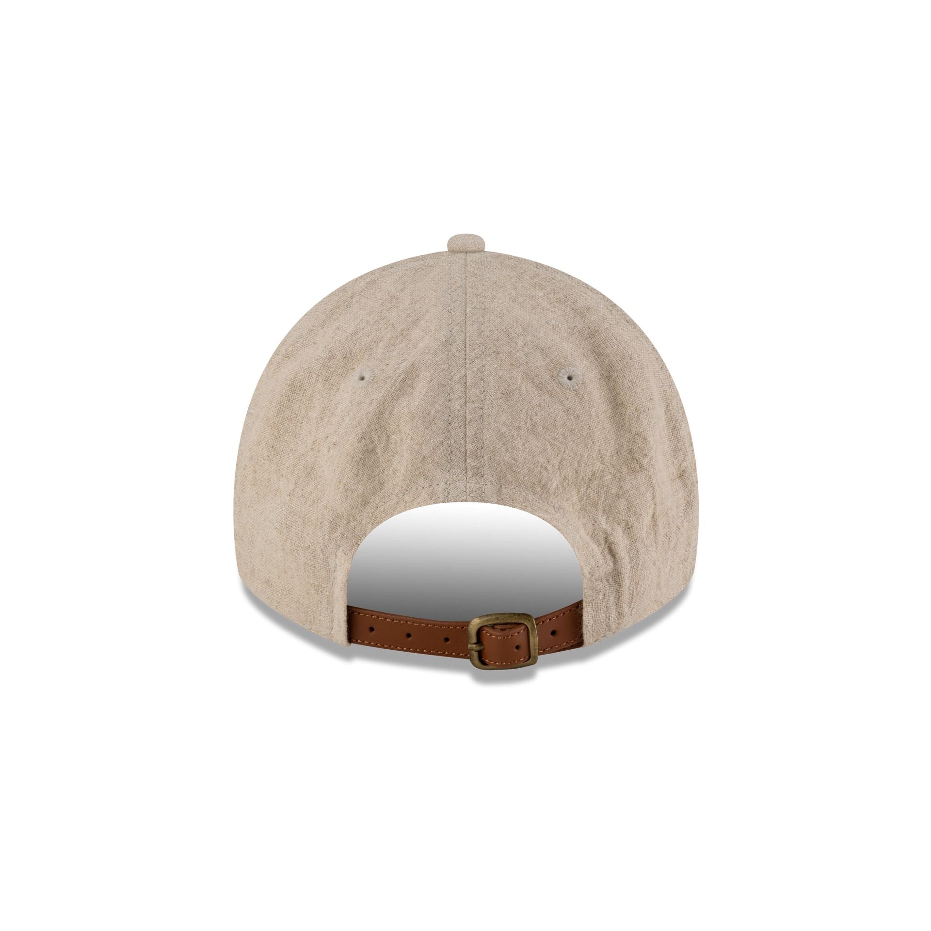 Casquette New Era 9TWENTY - Modèle CONTR Stitch Pour Femme, Couleur Beige Clair, Taille Unique Ajustable - 9