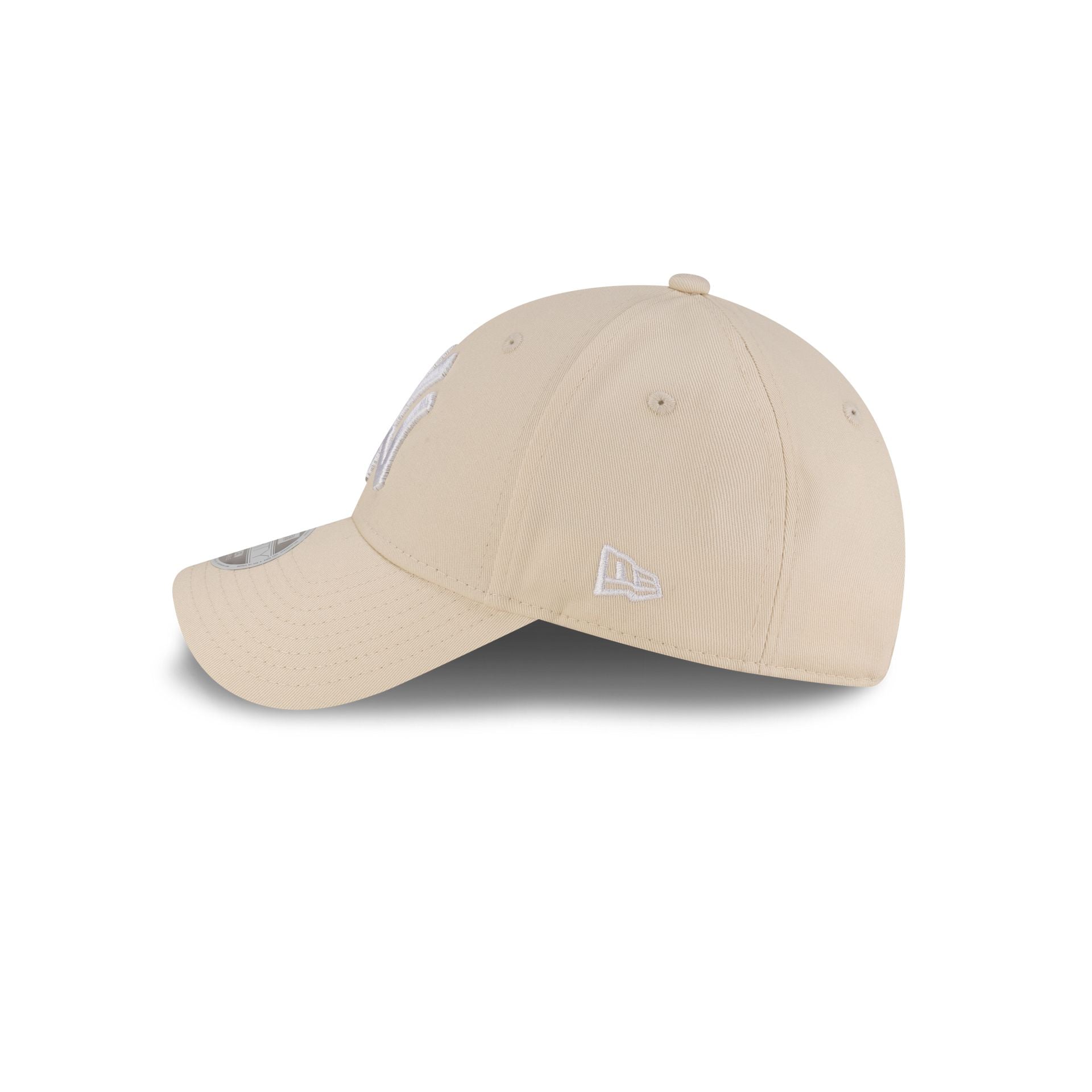 New York Yankees Beaded Floral Cream Women's 9FORTY Adjustable Hat