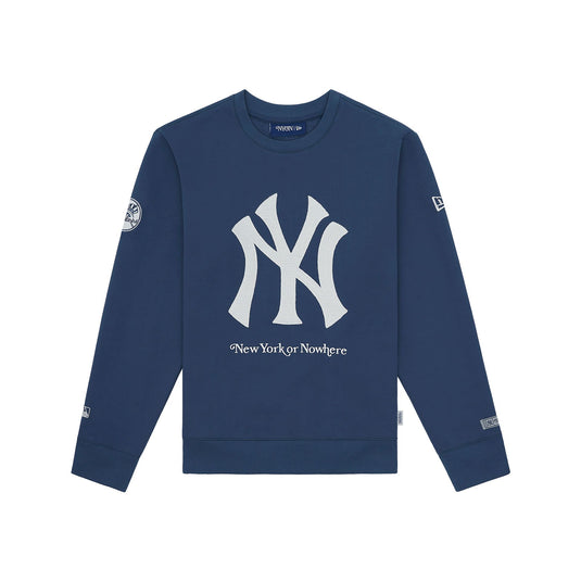 New York or Nowhere x New York Yankees Navy Crewneck - New Era Cap