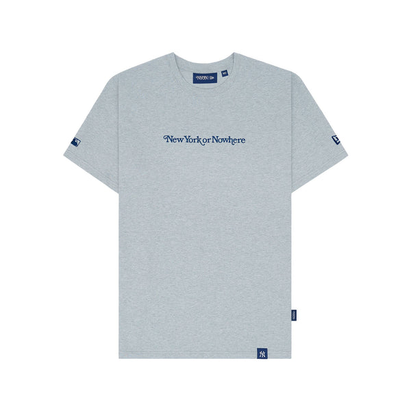 New York or Nowhere x New York Yankees Gray T-Shirt – New Era Cap