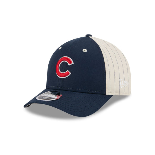 Chicago Cubs Linen 9FORTY M-Crown Snapback Hat - New Era Cap