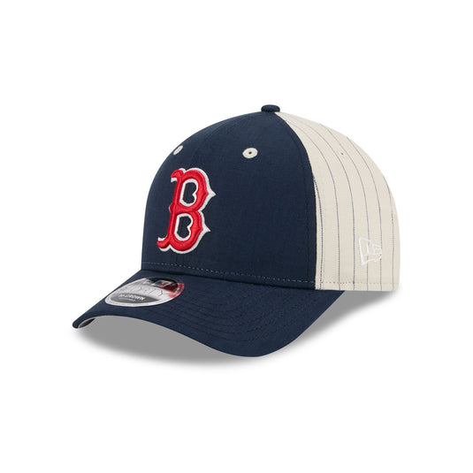 Boston Red Sox Linen 9FORTY M-Crown Snapback Hat - New Era Cap
