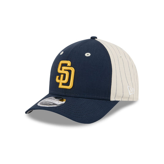San Diego Padres Linen 9FORTY M-Crown Snapback Hat - New Era Cap