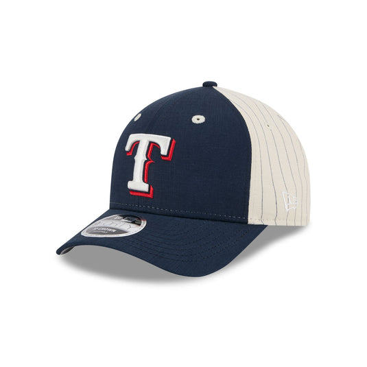 Texas Rangers Linen 9FORTY M-Crown Snapback Hat - New Era Cap