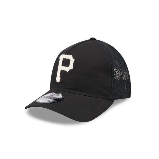 Pittsburgh Pirates Embroidered Mesh 9TWENTY A-Frame Adjustable Hat - New Era Cap