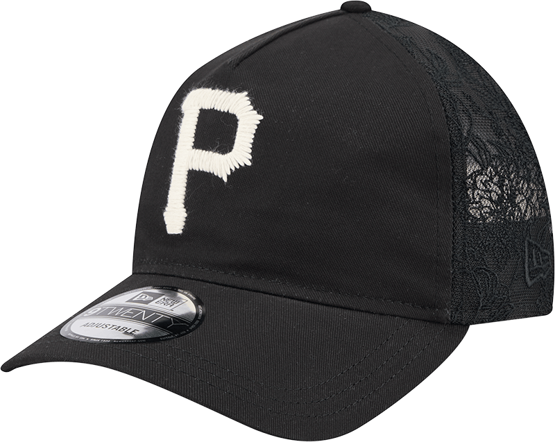 Pittsburgh Pirates Embroidered Mesh 9TWENTY A-Frame Adjustable Hat