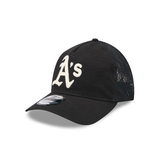 Athletics Embroidered Mesh 9TWENTY A-Frame Adjustable Hat - New Era Cap