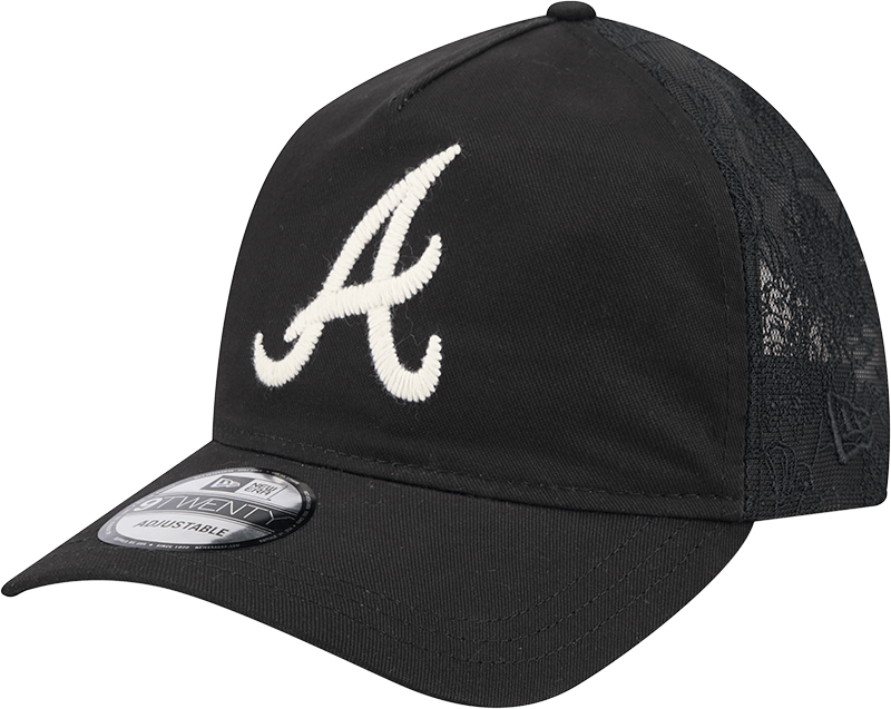 Atlanta Braves Embroidered Mesh 9TWENTY A-Frame Adjustable Hat