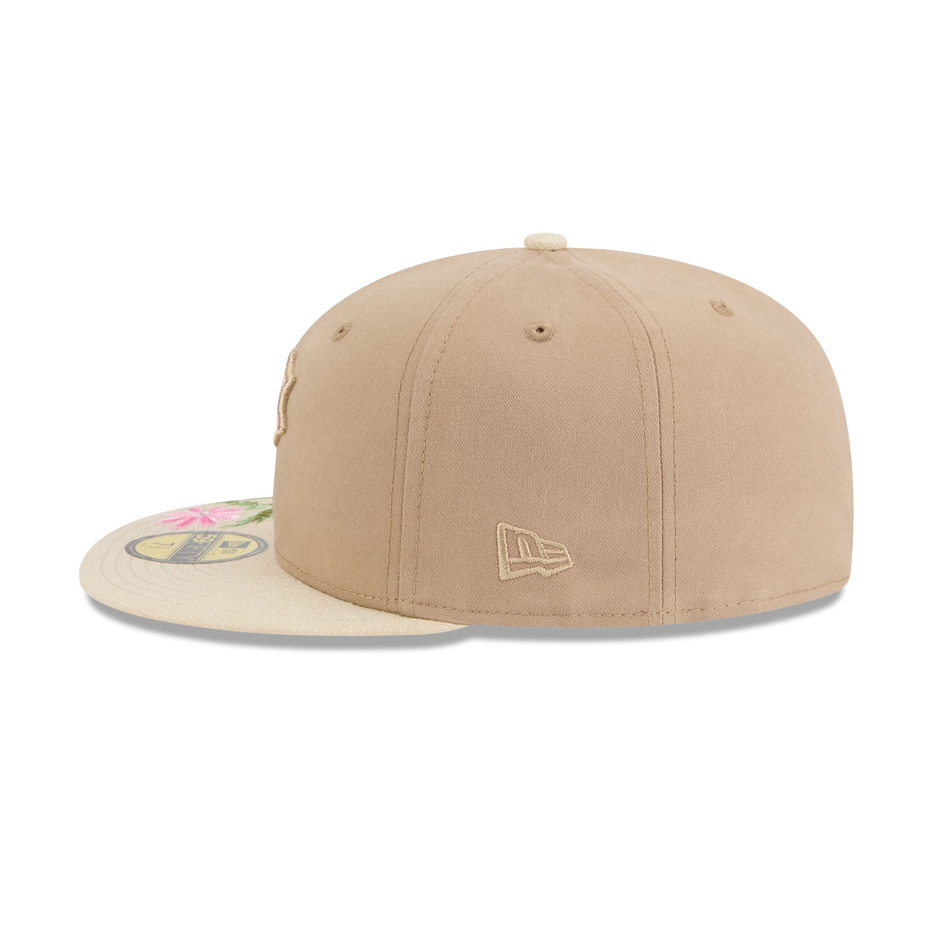 Pittsburgh Pirates Hand Stitched Floral 59FIFTY Fitted Hat – New