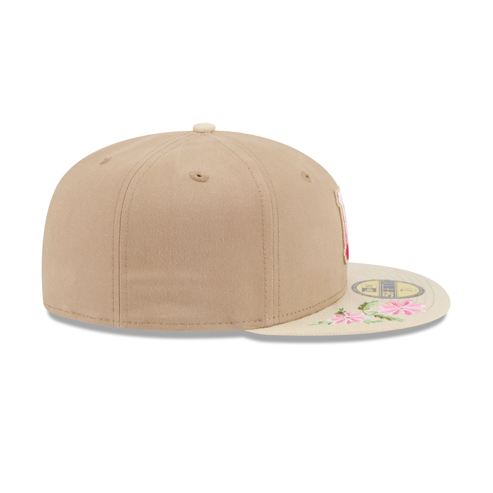 Pittsburgh Pirates Hand Stitched Floral 59FIFTY Fitted Hat – New