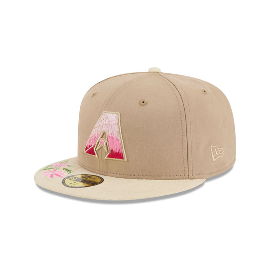 Arizona Diamondbacks Hand Stitched Floral 59FIFTY Fitted Hat - New Era Cap
