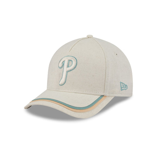 Philadelphia Phillies Neutral Hemp 9FORTY M-Crown A-Frame Adjustable Hat - New Era Cap