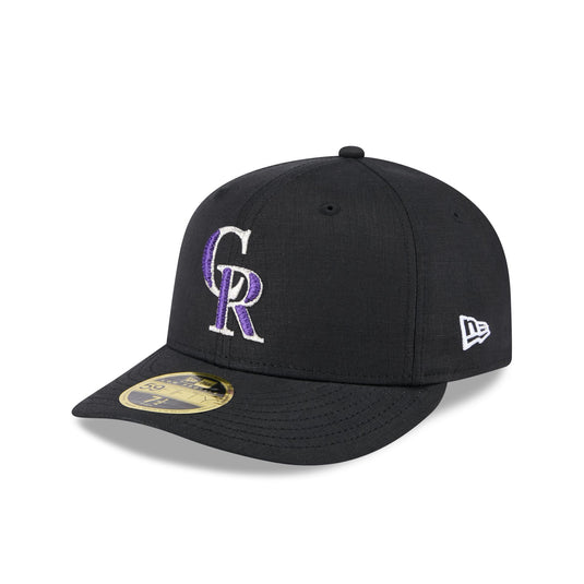 Colorado Rockies Snake Scale Logo Low Profile 59FIFTY Fitted Hat - New Era Cap