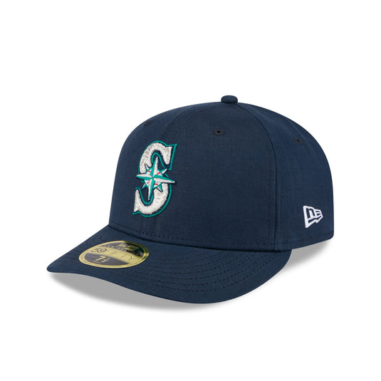 Seattle Mariners Snake Scale Logo Low Profile 59FIFTY Fitted Hat - New Era Cap