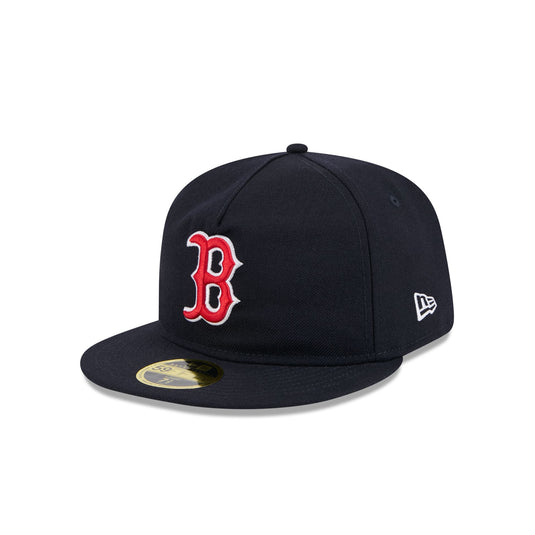 Boston Red Sox Boho Wool Retro Crown 59FIFTY Fitted Hat - New Era Cap