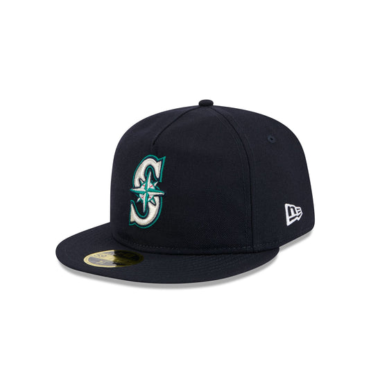 Seattle Mariners Boho Wool Retro Crown 59FIFTY Fitted Hat - New Era Cap