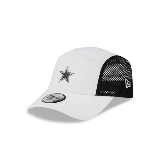 Dallas Cowboys White Poly Runner Adjustable Hat - New Era Cap