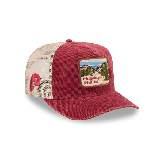 Philadelphia Phillies Vintage Landscape 9FIFTY A-Frame Trucker Hat - New Era Cap