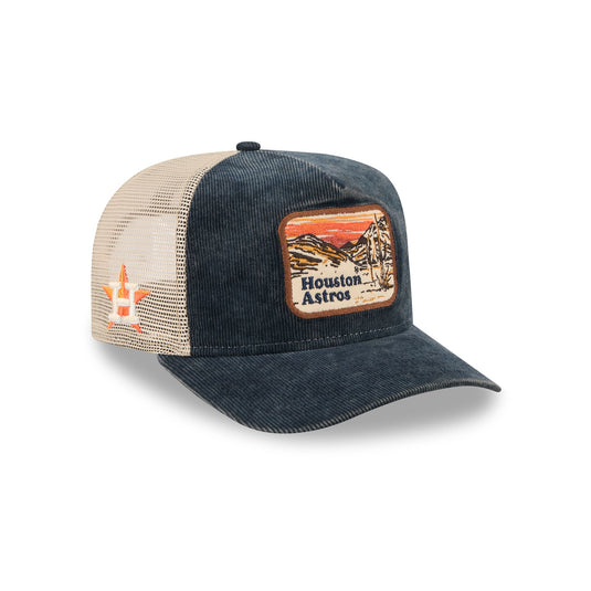 Houston Astros Vintage Landscape 9FIFTY A-Frame Trucker Hat - New Era Cap