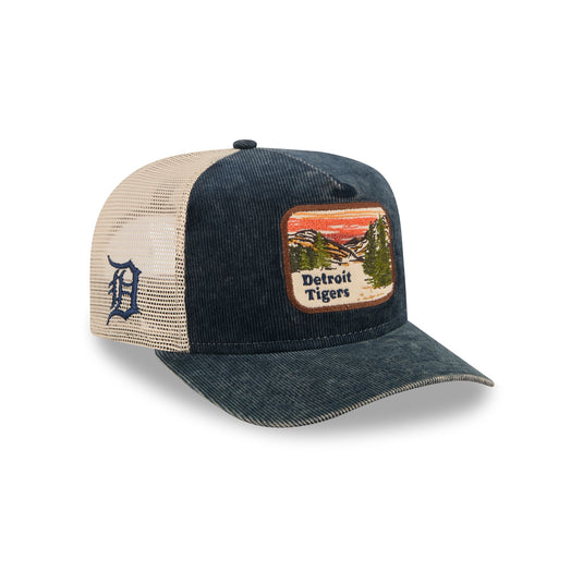 Detroit Tigers Vintage Landscape 9FIFTY A-Frame Trucker Hat - New Era Cap