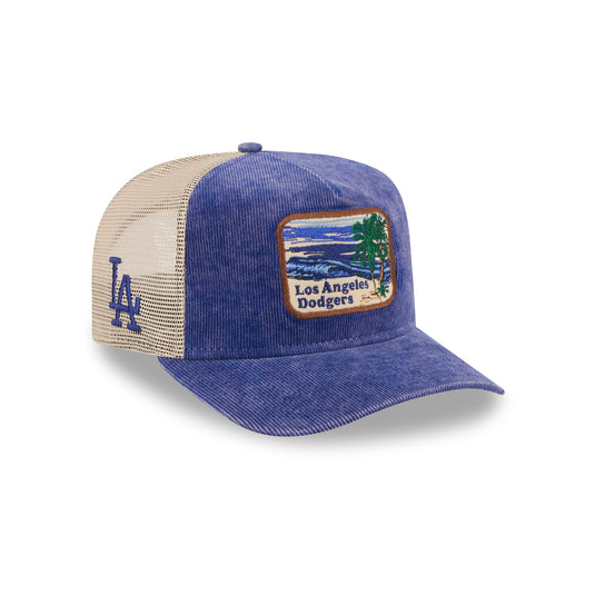 Los Angeles Dodgers Vintage Landscape 9FIFTY A-Frame Trucker Hat - New Era Cap