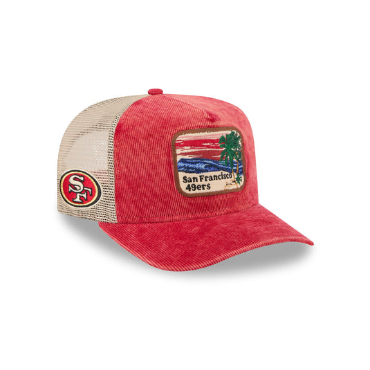 San Francisco 49ers Vintage Landscape 9FIFTY A-Frame Trucker Hat - New Era Cap