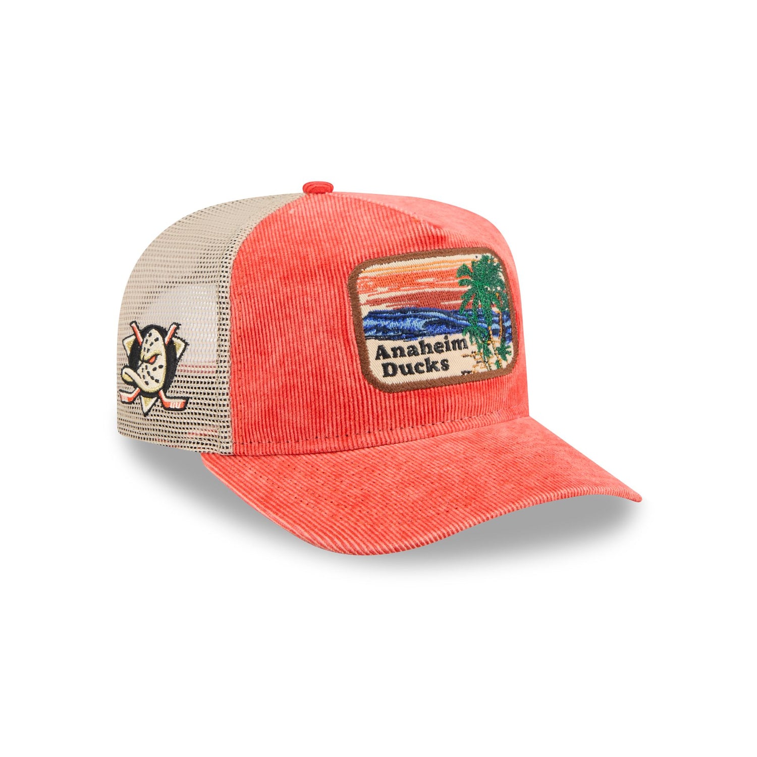 Anaheim Ducks Vintage Landscape 9FIFTY A-Frame Trucker Hat