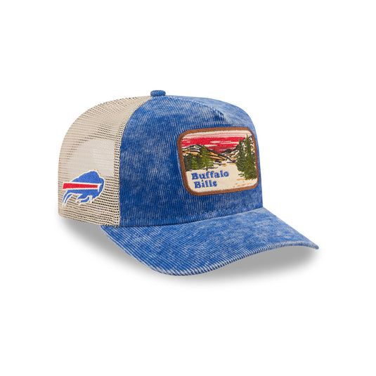 Buffalo Bills Vintage Landscape 9FIFTY A-Frame Trucker Hat - New Era Cap