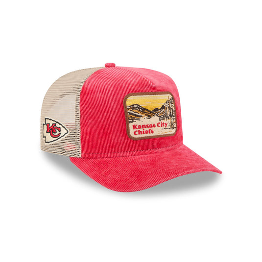 Kansas City Chiefs Vintage Landscape 9FIFTY A-Frame Trucker Hat - New Era Cap