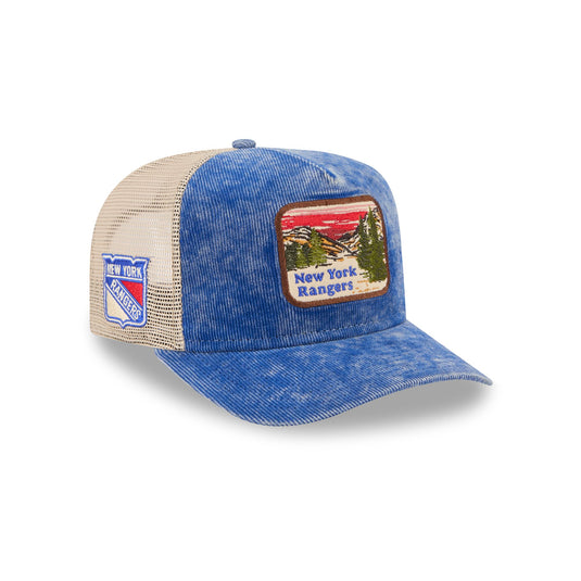 New York Rangers Vintage Landscape 9FIFTY A-Frame Trucker Hat - New Era Cap