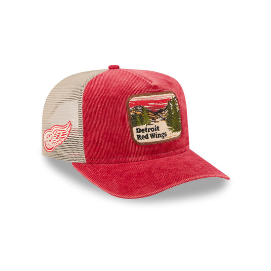 Detroit Red Wings Vintage Landscape 9FIFTY A-Frame Trucker Hat - New Era Cap