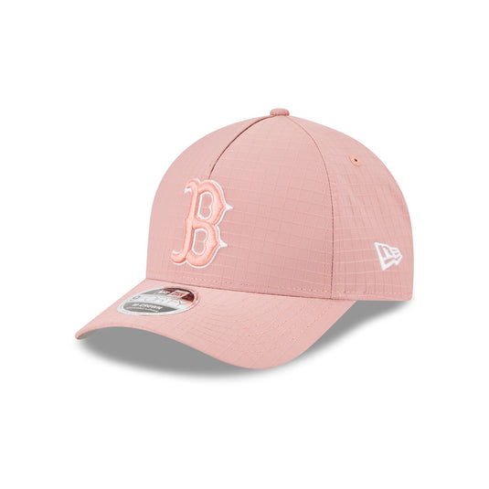 Boston Red Sox Pink Ripstop 9FORTY M-Crown A-Frame Snapback Hat - New Era Cap