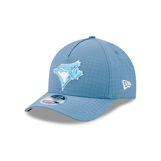 Toronto Blue Jays Blue Ripstop 9FORTY M-Crown A-Frame Snapback Hat - New Era Cap