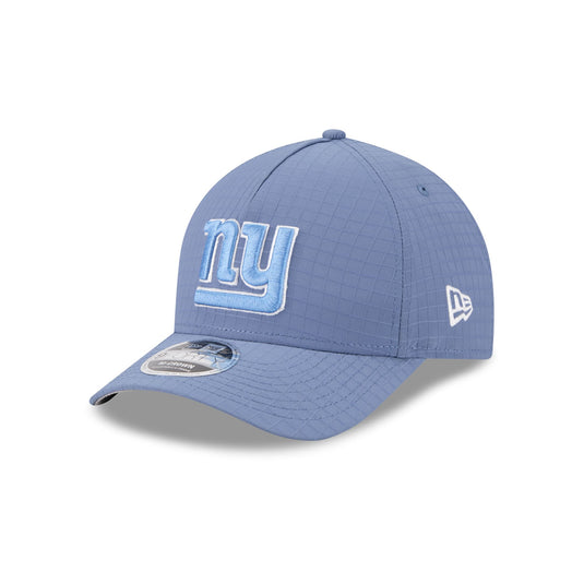 New York Giants Blue Ripstop 9FORTY M-Crown A-Frame Snapback Hat - New Era Cap