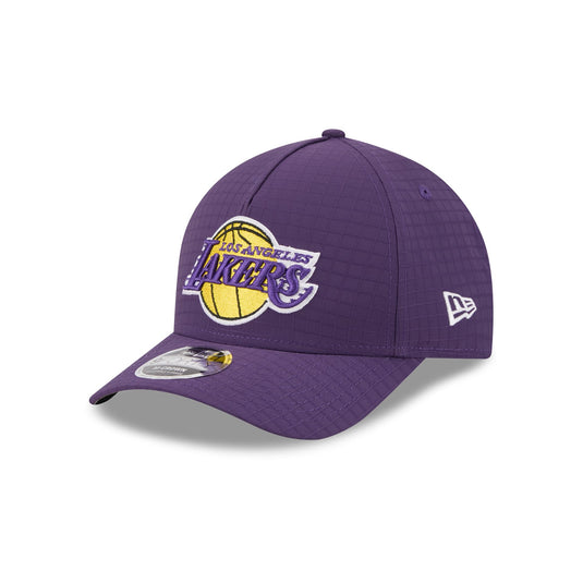 Los Angeles Lakers Ripstop 9FORTY M-Crown A-Frame Snapback Hat - New Era Cap