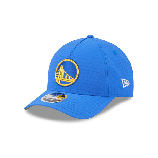 Golden State Warriors Ripstop 9FORTY M-Crown A-Frame Snapback Hat - New Era Cap