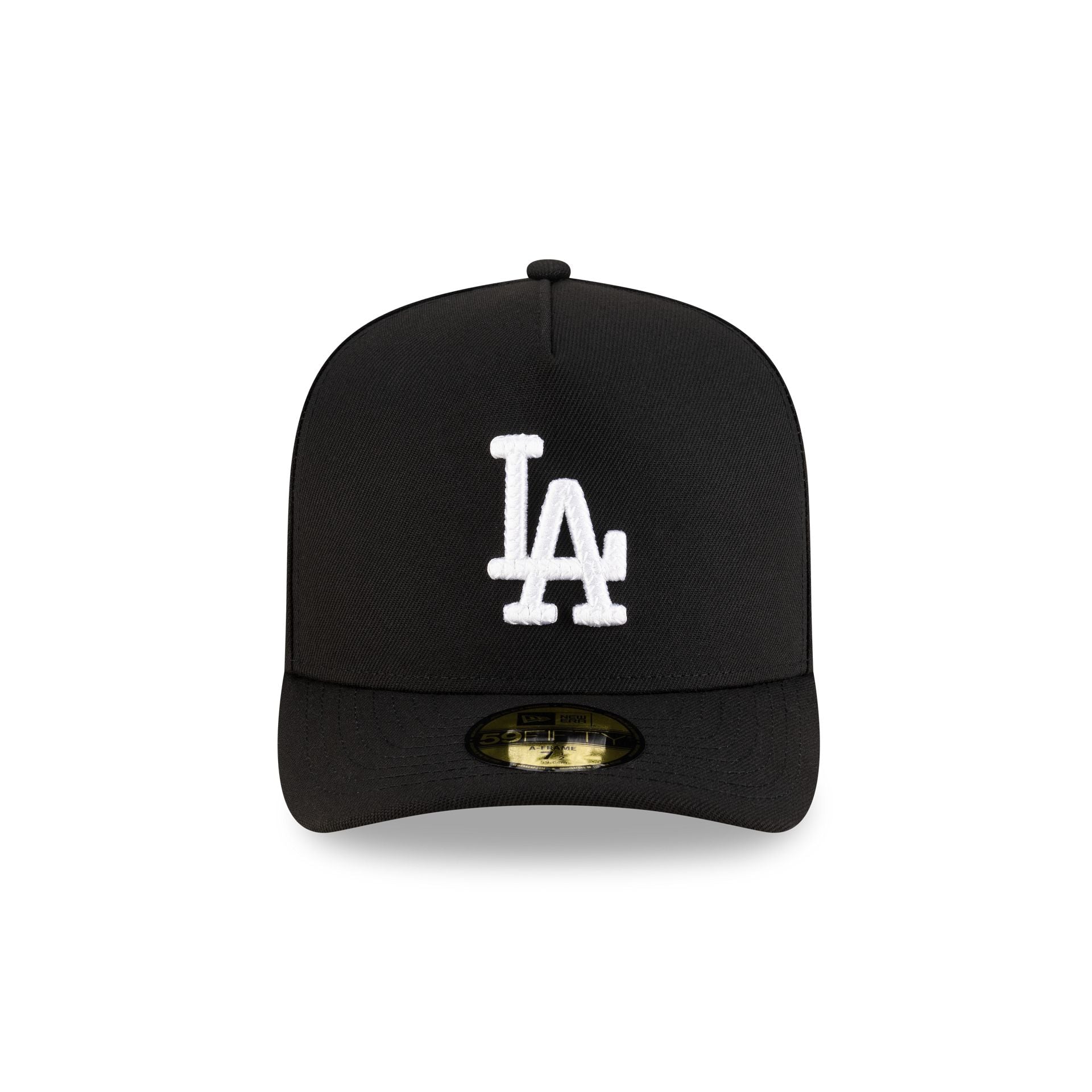 Los Angeles Dodgers Black Script Safety Pin 59FIFTY A-Frame Fitted