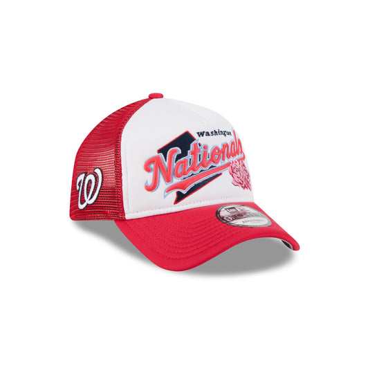 Washington Nationals State Flower 9FORTY A-Frame Trucker Hat - New Era Cap
