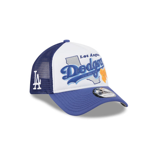 Los Angeles Dodgers State Flower 9FORTY A-Frame Trucker Hat - New Era Cap