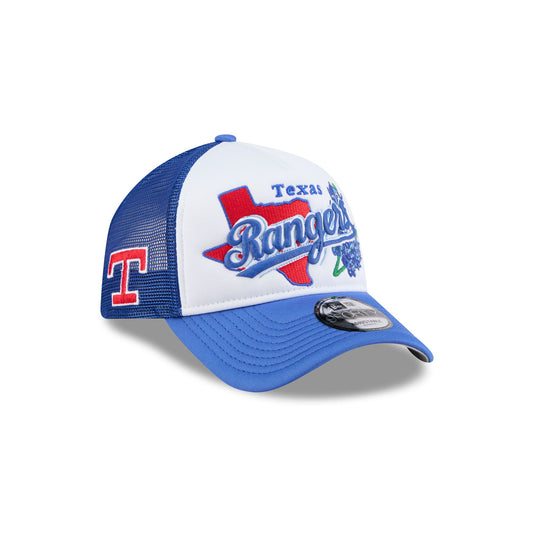 Texas Rangers State Flower 9FORTY A-Frame Trucker Hat - New Era Cap