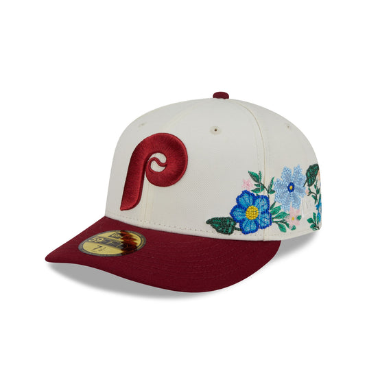 Philadelphia Phillies Tonal Florals White 59FIFTY Fitted Hat - New Era Cap
