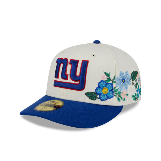 New York Giants Tonal Florals White 59FIFTY Fitted Hat - New Era Cap