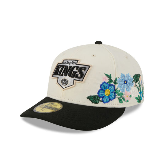 Los Angeles Kings Tonal Florals White 59FIFTY Fitted Hat - New Era Cap
