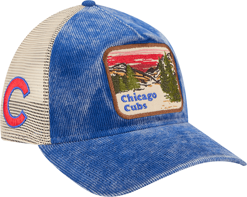 Chicago Cubs Vintage Landscape 9TWENTY A-Frame Trucker Hat