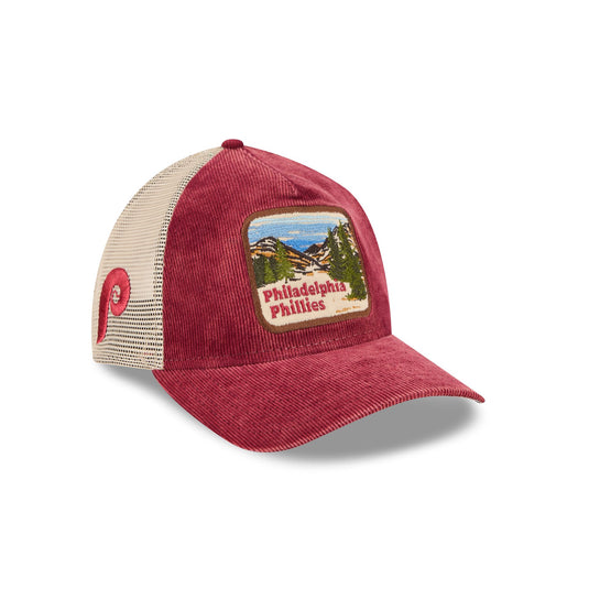 Philadelphia Phillies Vintage Landscape 9TWENTY A-Frame Trucker Hat - New Era Cap