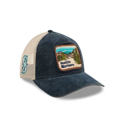 Seattle Mariners Vintage Landscape 9TWENTY A-Frame Trucker Hat - New Era Cap