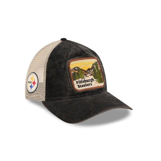 Pittsburgh Steelers Vintage Landscape 9TWENTY A-Frame Trucker Hat - New Era Cap
