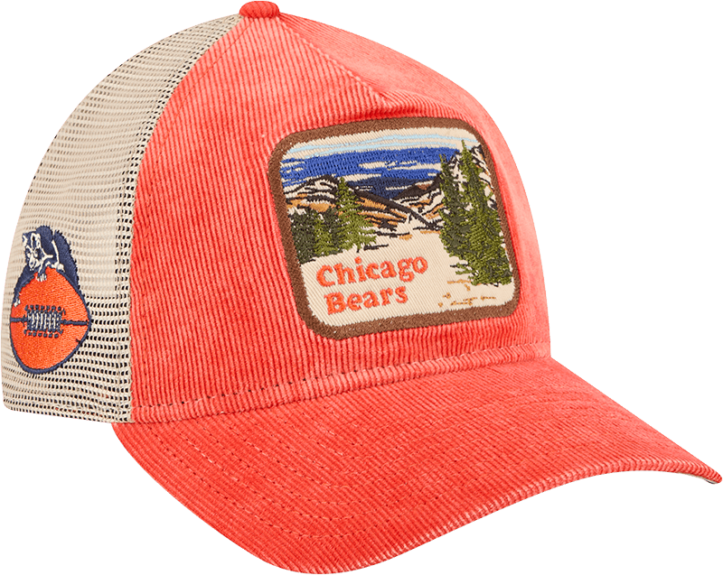 Chicago Bears Vintage Landscape 9TWENTY A-Frame Trucker Hat