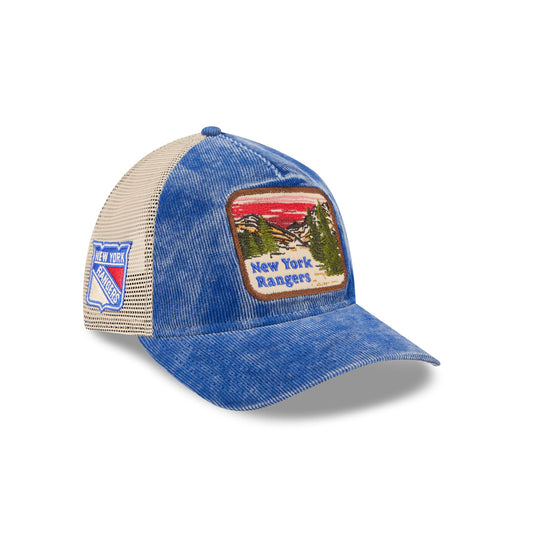 New York Rangers Vintage Landscape 9TWENTY A-Frame Trucker Hat - New Era Cap