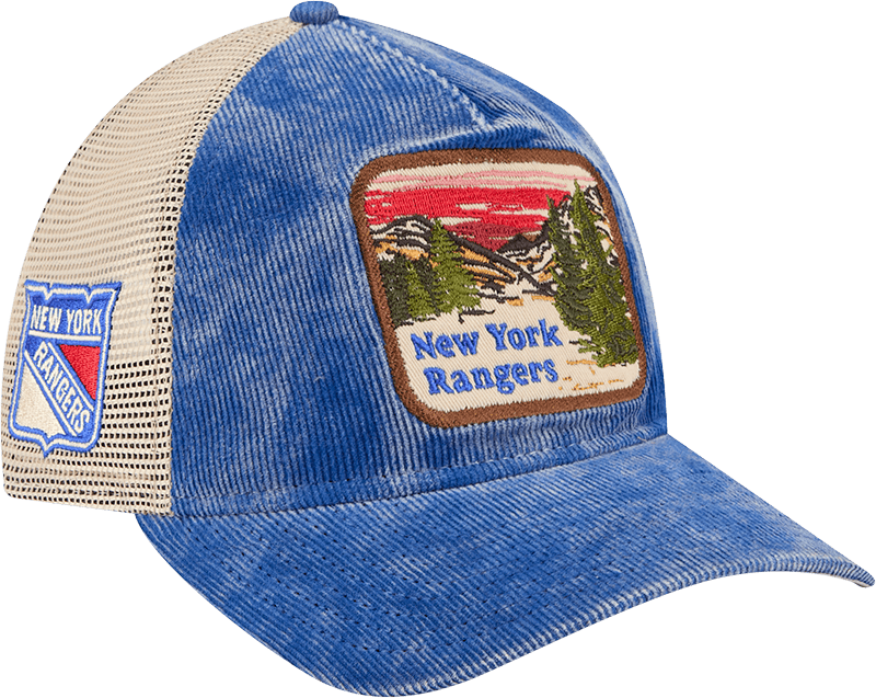New York Rangers Vintage Landscape 9TWENTY A-Frame Trucker Hat
